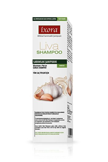 Ixora Liva Şampuan Sarımsaklı Kokusuz 400 ml