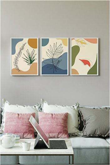 ÖZCANLAR ÇERÇEVE Özcanlar Decoration Multiple Frames Prints Print Set Home Decor Home Decor Painting