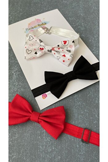 Miniko Butik Children's Bow Tie Set of 3
