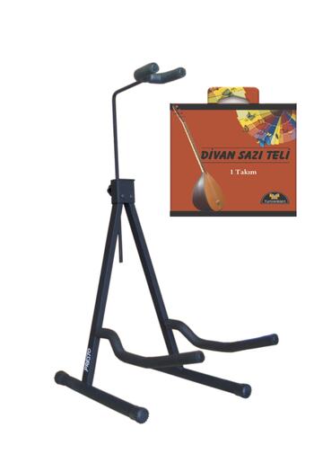 Presto Divan Saz / Bağlama Standı Sehpası Ve Yurtrenleri Tel Takımı