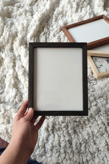 Wooden Factory Original, Channeled, Replaceable Wooden Frame, One Piece Blank Frame (with Front protection), 16X20 CM
