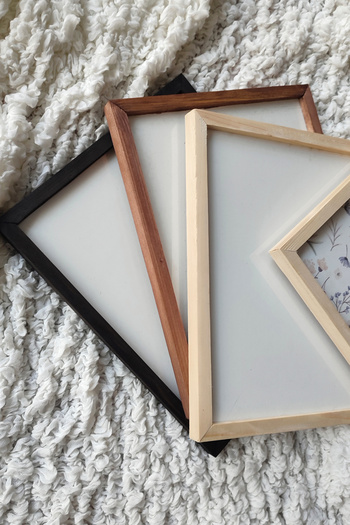 Wooden Factory Original, Channels, Replaceable Wood Frame, One Piece Blank Frame (Front-Protected), 24X30 cm