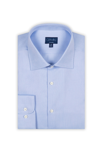Germirli Non Iron K.blue Oxford Classic Collar Tailor Fit Journey Shirt