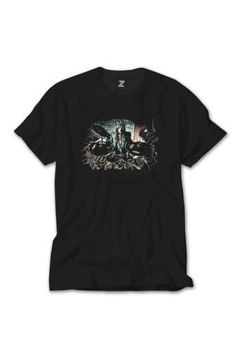 Z zepplin Slipknot Joey Jordison Drum Black T-Shirt