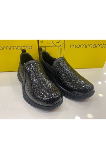 Mammamia Жіночі щоденні класичні туфлі-лофери з натуральної шкіри