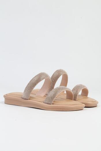 Pierre Cardin ® |   PC-5101-3891 Μπεζ-Γυναικείες Πέτρινες Παντόφλες