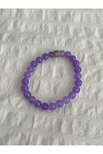Planet Butik Agate Purple Natural Stone Bracelet 8mm