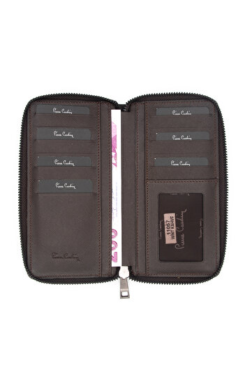Pierre Cardin Brown Leather Unisex Wallet 11057