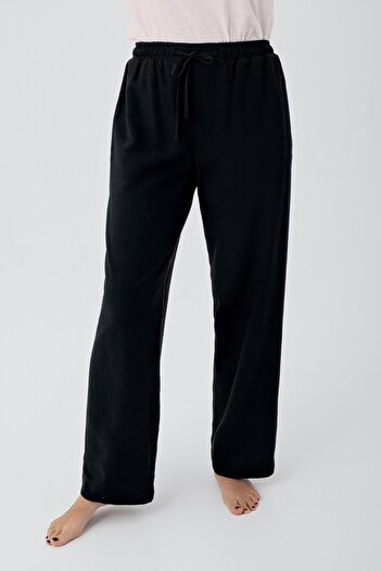 Artış Women's Linen Pocket Elastic Pipe Leg Trousers