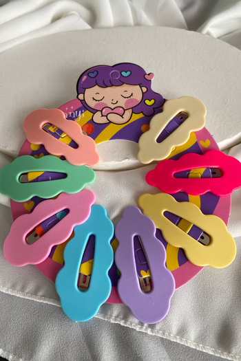 TAKIŞTIR Set of 8 Colorful Side Buckles