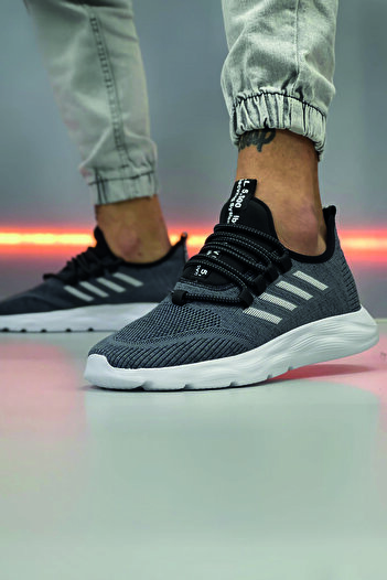 FLY STEP Smoked Light Flexible Sole Daily Sports Walking Sneakers Orthopedic Comfortable Breathable Shoes