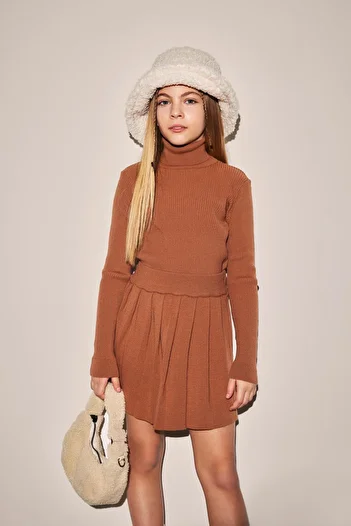 DeFacto Girl's Turtleneck Sweater A6012a823wn