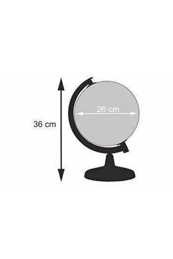 Artı FİZİKİ DÜNYA KÜRE ( YERKÜRE ) 26 CM