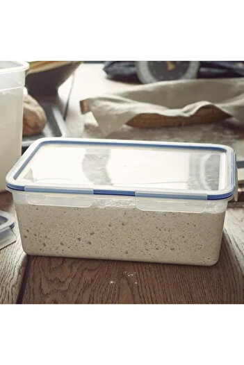 IKEA 5.2 Lt 32X21X12 cm Plastic Body Rectangular Lid Vacuum Food Storage Container
