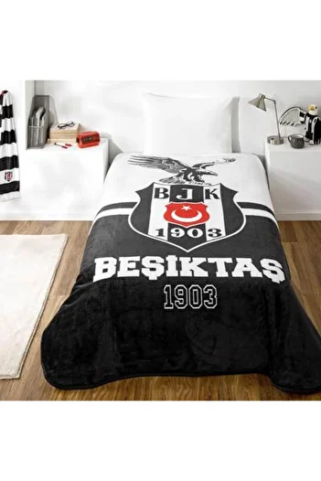 Taç Beşiktaş Licensed Black Eagle Blanket