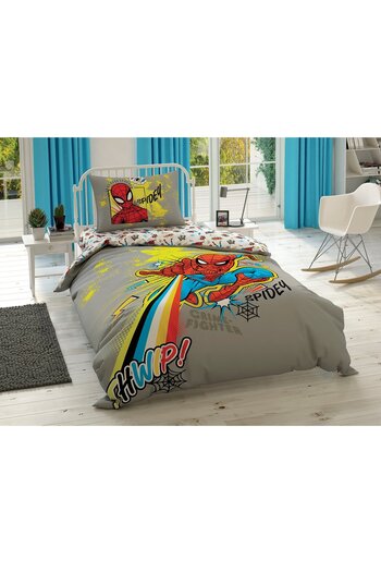 Taç Spiderman Power Single Quilt Cover Set
