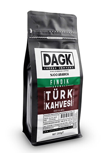Dagk Turkish Coffee with Hazelnut 200g (AROMATED)