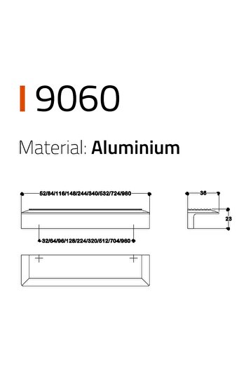 System LİNE-ÇİZGİLİ KULP ANTİK RENK TEK ADET 512 mm