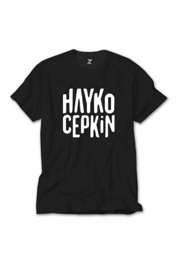Z zepplin Hayko Cepkin Text Siyah Tişört
