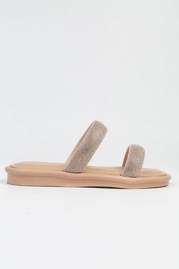 Pierre Cardin ® |   PC-5101-3891 Μπεζ-Γυναικείες Πέτρινες Παντόφλες
