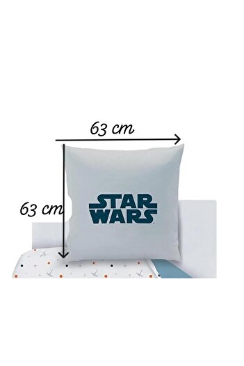 Taç Double Sided Star Wars 100% Cotton Decorative Pillow Case 2 Pieces