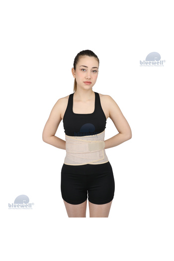 BLUEWELL Hernias Steel Underwire Corset Supported Corset Waist Girdle Waist Support Hernias Sciatica 26cm Size Free
