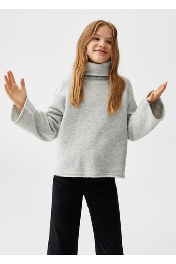 MANGO Kids Gray Sweater for Kids
