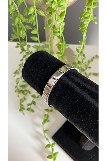 Claraco Stainless Steel Italian Charm bracelet
