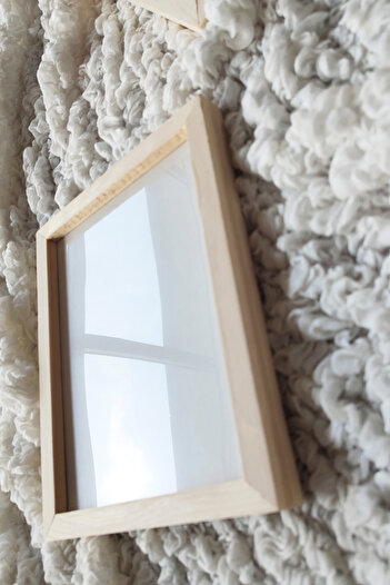 Wooden Factory Original, Channeled, Replaceable Wooden Frame, One Piece Blank Frame (with Front protection), 16X20 CM