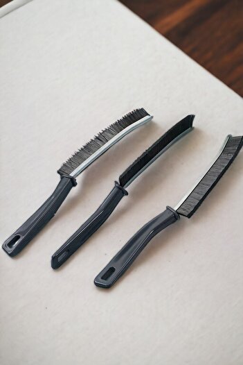 Comprox 3 PCS Multi-Purpose Fine Cleaning Brush for Joints, Bathroom, Kitchen, Sink Detail Cleaning Brush