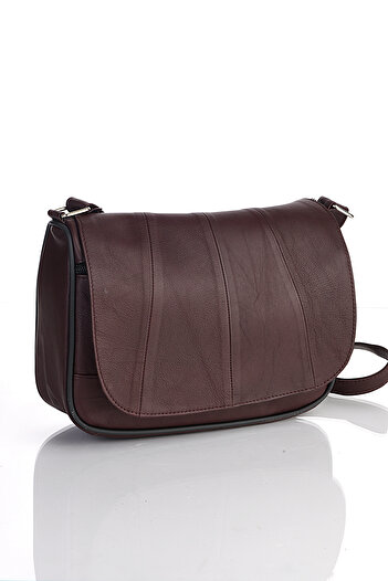 fubileather Geantă zilnică cu mai multe buzunare din piele naturală