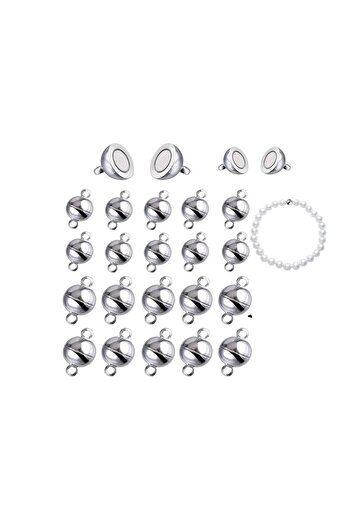 Hdg Magnet Clip Jewelry Bracelet Necklace Jewelry Sealing Apparatus 6 mm diameter - 50 sets