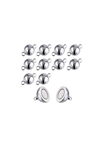 Hdg Magnet Clip Jewelry Bracelet Necklace Jewelry Sealing Apparatus 8 mm diameter - 10 sets