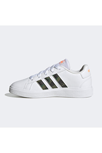 adidas Grand Court Lifestyle Lace Çocuk Beyaz Günlük Spor Ayakkabı