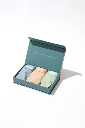 Paul Kenzie 3-Piece Women's String Panties - Eco Characters - Soothing