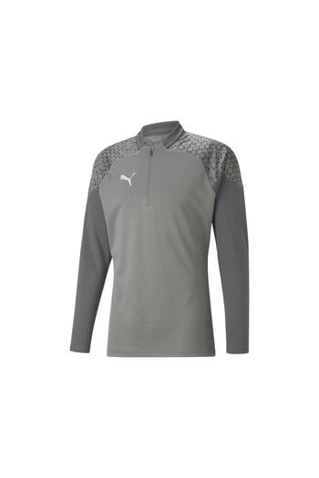Puma 657982 Teamcup Training 1/4 Zip Ball Grey