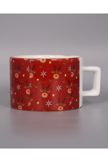 TREND YANKI Nescafe glass New Year deer