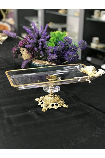 Santara AVANGARDE GOLD CASTED FOOT GOLD GELDED METAL DOUBLE BUTTERFLY AWESOME PRESENTATION