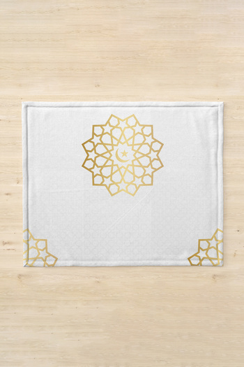 Filamente Ramadan Runner + 6 Pieces of American Service / Table Set / Stain Resistant and Washable Micropetek Fabric