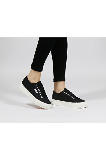 Superga 2740 Platform Black Women's Casual Shoes 2740-PLATFORM-BLACK Black