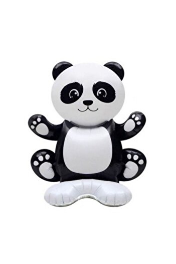 parti sürprizi Panda Shaped Footed Foil Balloon - 1 Piece