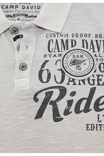 Camp David Poloshirt Road Rebel Kurzarmshirt mit Polokragen