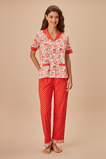 SUWEN Holly Masculine Pajama Set
