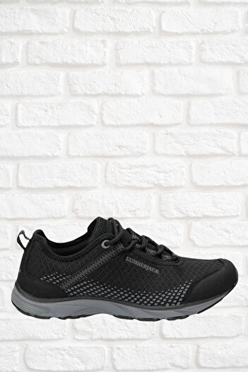 lumberjack Siyah Kadın Erkek Unisex Günlük Casual Sneaker Spor Ayakkabı