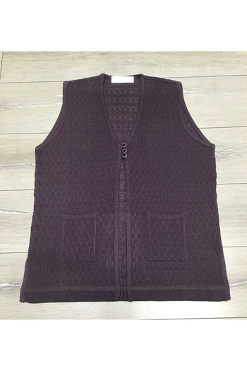 ECE GİYİM Seasonal Vest - Three Buttons, Pockets and Mercerized