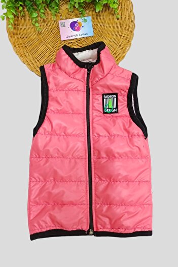 dinamik çocuk Girl's Boy's Puffer Vest Unisex (Thin) Seasonal