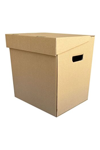 Kolici 32x26x33cm Box - 9 Desi Box - Box with Hand Handle Archive Box - 5 Pieces