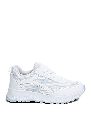 ALTUNTAŞ Women's - Girls High Sole Anatomical Sole Casual Sneaker Sports Shoes - White