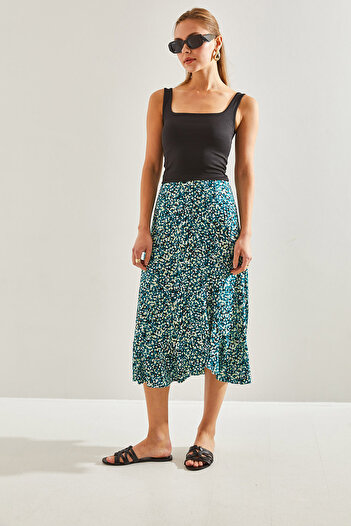 Bianco Lucci Women's Patterned Skirt