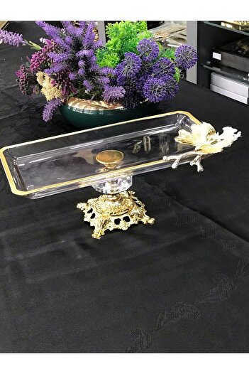 Santara AVANGARDE GOLD CASTED FOOT GOLD GELDED METAL DOUBLE BUTTERFLY AWESOME PRESENTATION